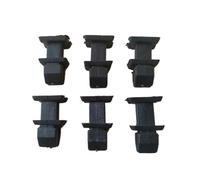 KMLONG Clip panneau plastique for porte voiture, retenue poussée, Rivets panneau carrosserie Convient for W124 R129 W140 W202 Clip de capuchon de panneau de garniture de porte (10 Pieces)