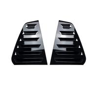 KMLONG Garniture de couvercle volet fenêtre arrière voiture 2 pièces, adaptée for Golf, 7 R MK .5 2013-2020 garniture ventilation latérale persienne Cache-stores de lunette arrière(Glossy Black)