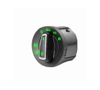 KMLONG Interrupteur de phare, Convient for Skoda, Yeti 5L 2009-2017, accessoires de voiture, réglage automatique de la mise à niveau automatique interrupteur de feu de brouillard avant du véhicule