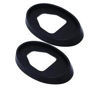 KMLONG Joint de base en caoutchouc d'antenne aérienne, adapté for Renault, Clio 3 2005-2012, accessoires de tampon d'étanchéité for mât de toit Bague d'étanchéité d'antenne(2Pc)