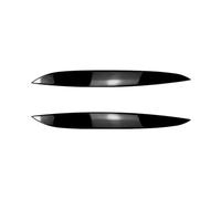 KMLONG Phare Phare Sourcils Paupière Fit For Volkswagen Fit For VW GOLF 4 MK4 IV 1997-2005 GFK Autocollant Avant Phare Lampe Couverture Garniture Sourcil sourcils de phare automobile(Glossy Black)