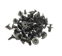 KMLONG Rivets extensibles plastique, trou 6mm, boucle Convient for Clips retenue automobiles Convient for Toyota, Mazda, 50 pièces Clip de capuchon de panneau de garniture de porte