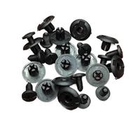 KMLONG Rivets fixation 20 pièces, trou de 8mm, garniture porte véhicule automobile, Clips retenue panneau Convient Toyota Clip de capuchon de panneau de garniture de porte