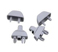 KMLONG Support de crochet de clip de pare-soleil, adapté for VW, adapté for Polo, 6R Passat B7 UP Octavia Rapid Citigo 6RD857561 6R0857561 porte-carte pare-soleil(Gray 2Pcs)