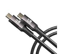 KMMXXCPM Cable USB C 1m Compatible avec Thunderbolt 3 Cable,USB C 3.1 10Gbps Transfert de données,Type-C 100W PD3.0 charge rapide,4K@60Hz/2K@120Hz Transfert Video HD pour Display,Moniteu,SSD,Dock,eGPU