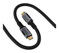 KMMXXCPM Câble USBC vers USBC 1M,Câble USB C 3.2 Gen 2×2,20Gbps Transfert Données Compatible avec Thunderbolt 3,USB-C Charge Rapide 240W PD3.1,Video USB C 4K@120Hz pour Moniteur,Display,SSD,Dock,Hub.