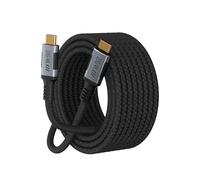 KMMXXCPM Long Cable USB C 6M,USB-C 3.2 Gen 2×2,20Gbps Transfert Données Compatible avec Thunderbolt 3,Cable Type C 100W Charge Rapide,USBC 4K@120Hz pour Moniteur,SSD,Docking,Hub,eGpu,Hub.