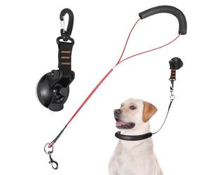 KMOCEPLY Attache de bain pour chien avec ventouse réglable pour chiot - Fournitures de douche pour le toilettage des animaux de compagnie - Accessoires de bain avec boucle et ventouse