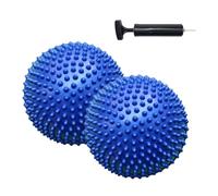 KMOCEPLY Lot de 2 planches d'équilibre à picots en PVC pour adulte, Pilates, yoga, entraînement à la stabilité Bleu
