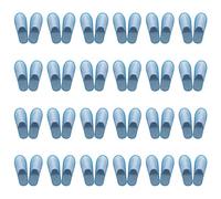 KMOCEPLY Lot de 24 paires de chaussons jetables unisexes à bout fermé antidérapants pour invités en vrac, pantoufles de spa, pantoufles pour la famille, les invités, les hôtels, la maison, les fêtes