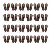 KMOCEPLY Lot de 24 paires de chaussons jetables unisexes à bout fermé antidérapants pour invités en vrac, pantoufles de spa, pantoufles pour la famille, les invités, les hôtels, la maison, les fêtes