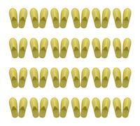 KMOCEPLY Lot de 24 paires de chaussons jetables unisexes à bout fermé antidérapants pour invités en vrac, pantoufles de spa, pantoufles pour la famille, les invités, les hôtels, la maison, les fêtes