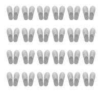 KMOCEPLY Lot de 24 paires de chaussons jetables unisexes à bout fermé antidérapants pour invités en vrac, pantoufles de spa, pantoufles pour la famille, les invités, les hôtels, la maison, les fêtes