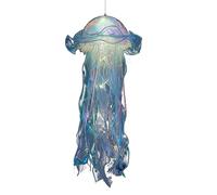 KMOCEPLY Veilleuse créative à suspendre en forme de méduse à piles, lampe LED lumineuse, veilleuse d'ambiance colorée, lampe décorative portable (bleu)