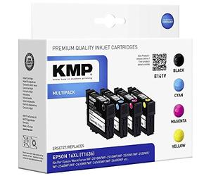 KMP 1621,0050 Cartouche d'encre Noir, Bleu, Rose, Jaune