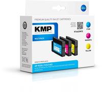 KMP 1748,4050 Tri Colour (Cyan Magenta Yellow Remanufactured Toner Pack of 3