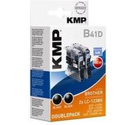 KMP B41D - Pack de 2 - 11 ml - noir - compatible - cartouche d'encre (alternative pour : Brother LC-123BK) - pour Brother DCP-J100, J105, J132, J552, J752, MFC-J4310, J470, J650, J6520, J6720, J6920,