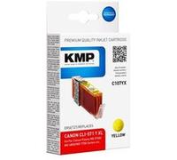 KMP C107YX - 11 ml - à rendement élevé - jaune - compatible - cartouche d'encre (alternative pour : Canon 0334C001, Canon CLI-571YXL) - pour Canon PIXMA TS5051, TS5053, TS5055, TS6050, TS6051, TS6052,