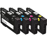 KMP cartouches d'impression noir, cyan, magenta, jaune compatibles avec EPSON 405XL BK/C/M/Y, lot de 4