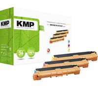 KMP Cassette de toner remplace Brother TN-247C, TN-247M, TN-247Y, TN247C, TN247M, TN247Y compatible cyan, magenta, jaune 2300