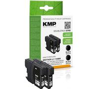 KMP Double Pack B78D - Pack of 2 - 12.7 ml - Black - Compatible - Remanufactured