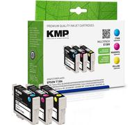 KMP E130V cyan, magenta, jaune Cartouches d'impression compatibles avec EPSON T1306XL, lot de 3