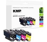 KMP Encre remplace Brother LC426XLBK, LC426XLC, LC426XLM, LC426XLY compatible pack bundle noir, cyan, magenta, jaune 1550,4005