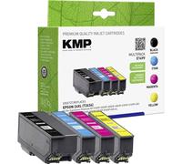 KMP Encre remplace Epson 26XL, T2621, T2632, T2633, T2634 compatible pack bundle noir, cyan, magenta, jaune E149V 1626,4050