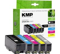 KMP Encre remplace Epson 33XL, T3357, T3351, T3361, T3362, T3363, T3364 compatible pack bundle noir, noir photo, cyan, magenta