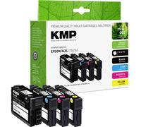 KMP Encre remplace Epson 34XL, T3476, T3471, T3472, T3473, T3474 compatible pack bundle couleur E222XV 1637,4005
