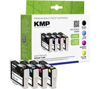 KMP Encre remplace Epson T1285, T1281, T1282, T1283, T1284 compatible pack bundle noir, cyan, magenta, jaune E121V 1616,0050