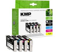 KMP Encre remplace Epson T1291, T1292, T1293, T1294, T1295 compatible pack bundle noir, cyan, magenta, jaune E125V 1617,0050