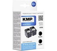 KMP Encre remplace HP 301, 301XL compatible lot de 2 noir