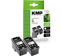 KMP Encre remplace HP 339, C8767E compatible paquet de 2 noir H25D 1023,4021