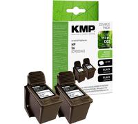 KMP Encre remplace HP 56, C6656AE compatible paquet de 2 noir H11D 0995,4021