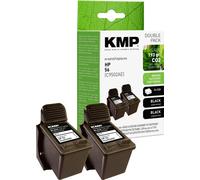 KMP Encre remplace HP 56, C6656AE compatible paquet de 2 noir H11D 0995,4021