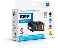 KMP Encre remplace HP 953XL compatible pack bundle noir, cyan, magenta, jaune H166VX 1747,4005