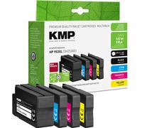 KMP Encre remplace HP 953XL compatible pack bundle noir, cyan, magenta, jaune