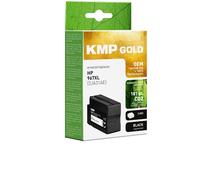 KMP Gold Ink Cartridge for HP 967XL Black (3JA31AE) with OEM Parts and Chip - fo