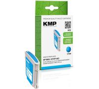 KMP H32 cyan Cartouche d'impression compatible avec HP 88XL (C9391AE)