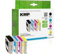 KMP H71V cartouche d'encre 4 pièces Noir, Magenta et Jaune