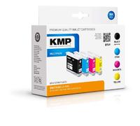KMP Ink B76V Multipack Replaces Brother LC970VALBP (Alternative to B13V)