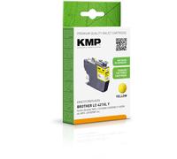KMP Ink Cartridge for Brother LC421XLY Yellow - 1548,4009 - for Brother MFC-J101