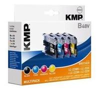 KMP MULTIPACK B48V - Pack de 4 - noir, jaune, cyan, magenta - compatible - cartouche d'encre (alternative pour : Brother LC-223BK, Brother LC-223C, Brother LC-223M, Brother LC-223Y) - pour Brother DCP