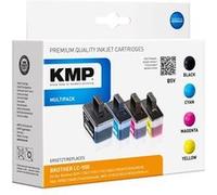 KMP MULTIPACK B5V - Pack de 4 - noir, jaune, cyan, magenta - compatible - cartouche d'encre (alternative pour : Brother LC900BK, Brother LC900C, Brother LC900M, Brother LC900Y) - pour Brother DCP-115,