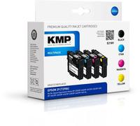 KMP MULTIPACK E218V - Pack de 4 - noir, jaune, cyan, magenta - compatible - cartouche d'encre (alternative pour : Epson 29, Epson T2986) - pour Epson Expression Home XP-235, 245, 247, 332, 335, 342, 3
