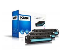 KMP Toner remplace HP 131A, CF211A, CF212A, CF213A compatible pack bundle cyan, magenta, jaune 1800 pages H-T171 CMY 1236,0030
