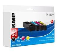 KMP MULTIPACK H117V - Pack de 4 - à rendement élevé - noir, jaune, cyan, magenta - compatible - cartouche d'encre (alternative pour : HP 970XL, HP 971XL, HP CN625AE, HP CN626AE, HP CN627AE, HP CN628AE