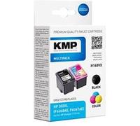 KMP MULTIPACK H168VX - Pack de 2 - noir, couleur (cyan, magenta, jaune) - compatible - cartouche d'encre (alternative pour : HP 302XL, HP F6U67AE, HP F6U68AE) - pour HP Deskjet 1110, 21XX, 36XX; ENVY