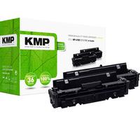 KMP Toner remplace HP HP 410X (CF410X) compatible paquet de 2 noir 6500 pages H-T242XD 2538,3021